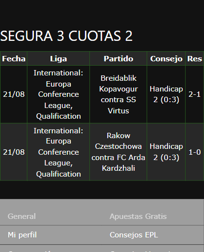boleto de apuesta vip ganada